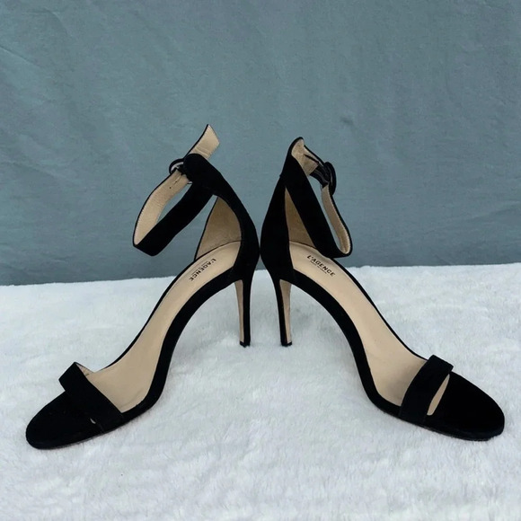 EUC L’agence Gisele Sandal, 4” heel, Black Suede, Size EU 40/US 10 - Picture 1 of 6